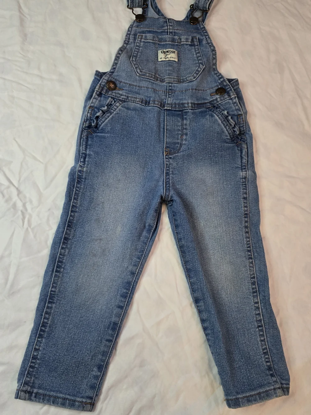 OshKosh B'gosh Light Blue Denim Kids Overalls